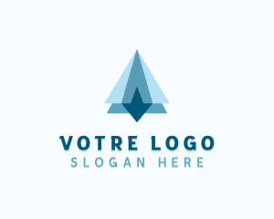 Shipment - Logistics Plane Forwarding logo design