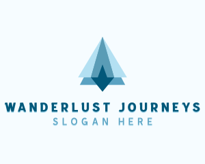 Paper Plane - Logistics Plane Forwarding logo design