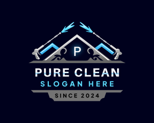 House Cleaning Pressure Washing logo design