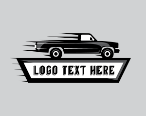 Vehicle - Pickup Car Vehicle logo design