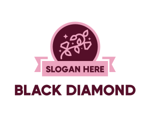 Pink Nature Diamond logo design