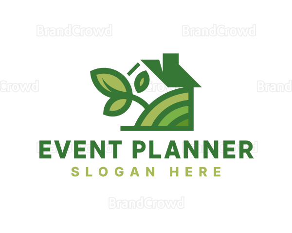 Home Garden Plant Logo