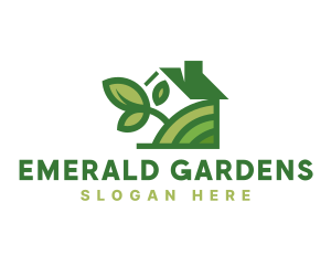 Home Garden Plant logo design