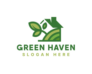 Home Garden Plant logo design