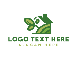 Home Garden Plant Logo