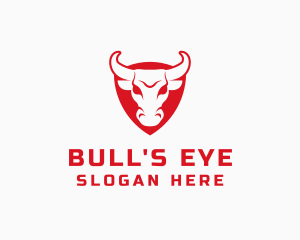 Fierce Bull Head logo design