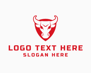 Meat - Fierce Bull Head logo design