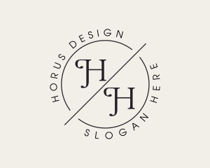 Hipster Apparel Brand logo design