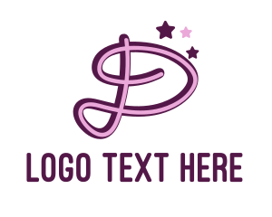 Hollywood - Star Letter D logo design