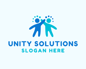 United - United Social Foundation logo design