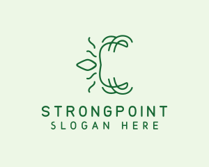 Produce - Sustainable Leaf Letter logo design