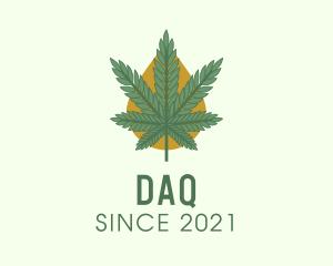 Dispensary - Marijuana Droplet Extract logo design