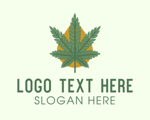 Marijuana Droplet Extract Logo