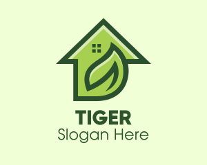 Vegetarian - Green Living Real Estate logo design