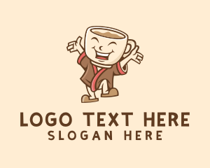 Coffee Cup Cartoon Logo