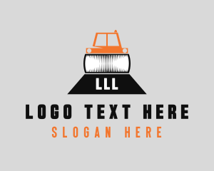 Builder - Construction Road Roller logo design