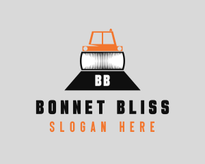 Construction Road Roller logo design