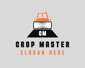 Construction Road Roller logo design