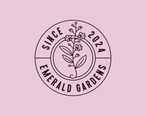 Floral Feminine Boutique logo design