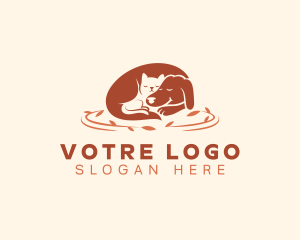 Cat Dog Animal Logo