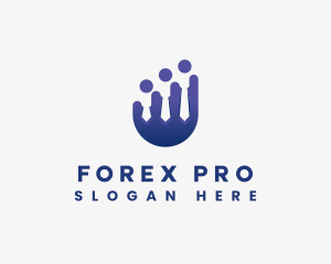 Forex - Business Worker Statistics logo design