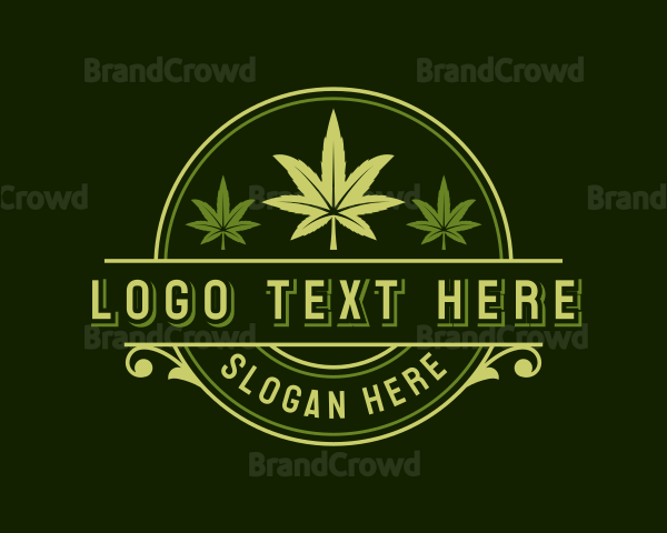 Cannabis Leaf Marijuana Logo