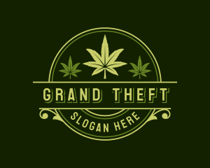 Cannabis Leaf Marijuana Logo