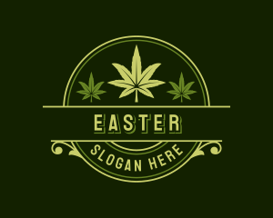 Dispensary - Cannabis Leaf Marijuana logo design