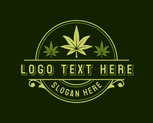 Cannabis Leaf Marijuana Logo