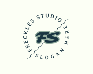 Retro Artist Studio logo design