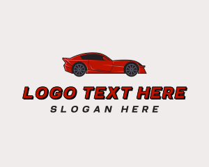 Red Sports Car Logo