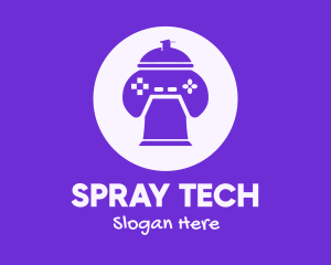 Gaming Spray Paint logo design