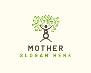 Natural - Wellness Human Nature logo design