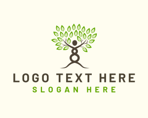 Leaf - Wellness Human Nature logo design