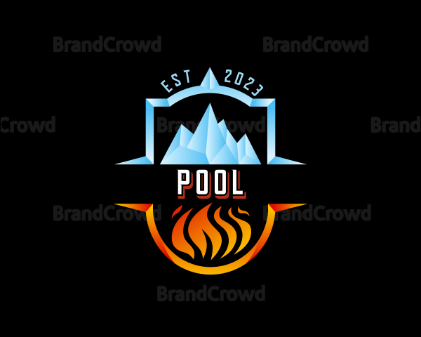 Cooling Ice Fire Logo