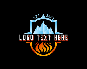 Cooling Ice Fire Logo