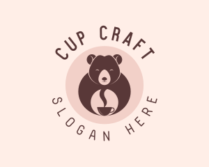 Cup - Cup Bear Cafe logo design