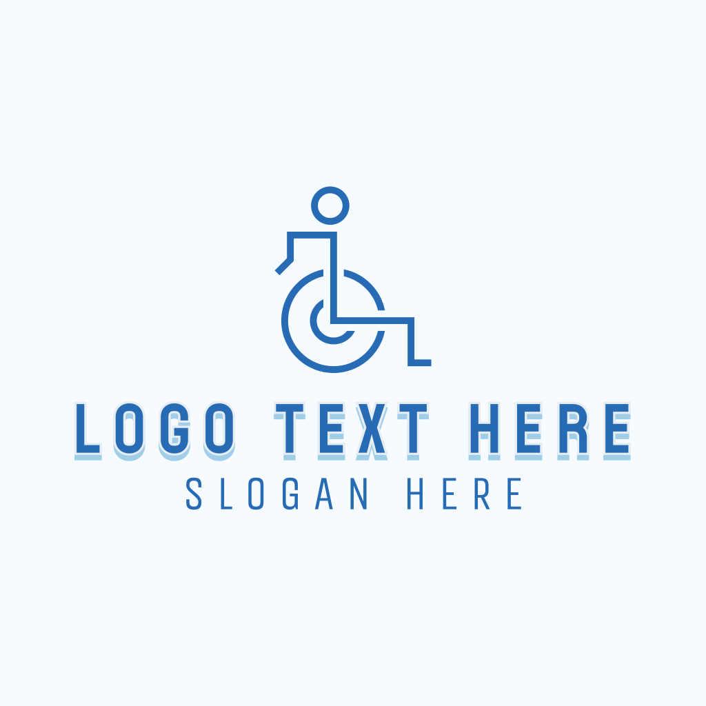 Disability Paralympic Wheelchair Logo | BrandCrowd Logo Maker