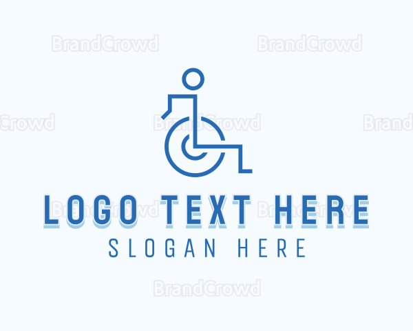 Disability Paralympic Wheelchair Logo