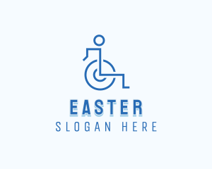 Organizations - Disability Paralympic Wheelchair logo design