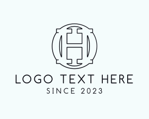 Monogram - Modern Legal Business logo design