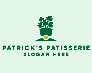 Leprechaun Clover Hat  logo design