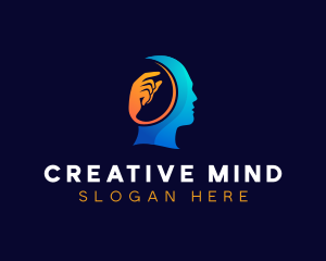 Hand Mental Mind logo design