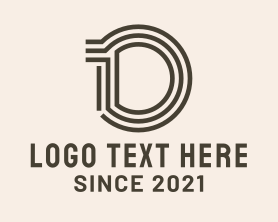 Architecture - Letter D Architecture logo design