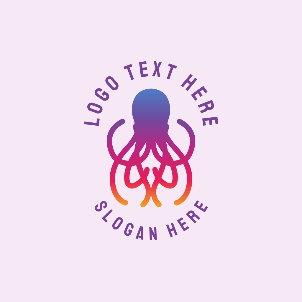 Octopus Tentacle Sea Creature Logo | BrandCrowd Logo Maker