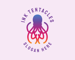 Tentacles - Octopus Tentacle Sea Creature logo design