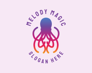 Digital Marketing - Octopus Tentacle Sea Creature logo design