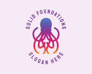 Ecommerce - Octopus Tentacle Sea Creature logo design