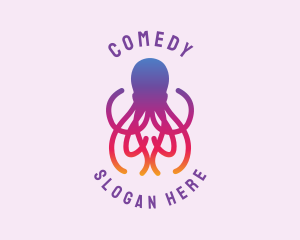 Animal - Octopus Tentacle Sea Creature logo design