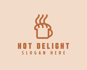 Hot Coffee Bread logo design